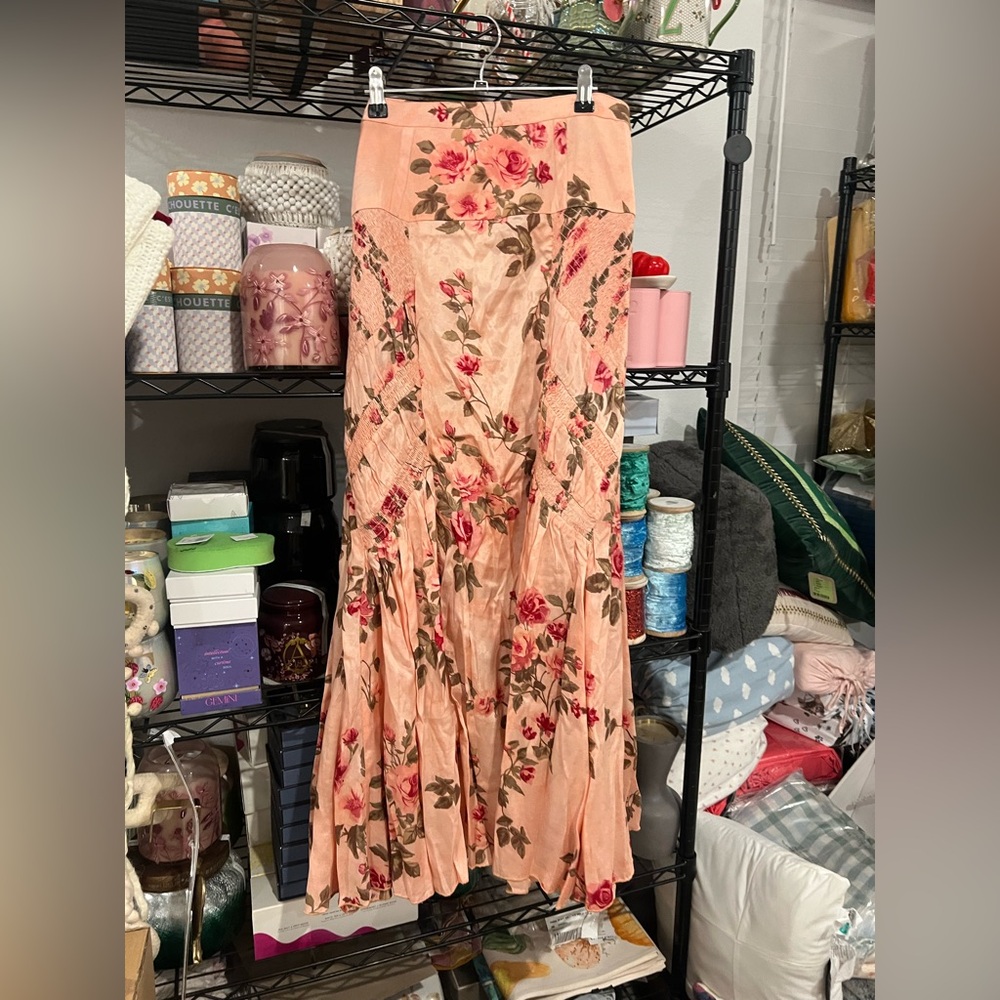 Free People Rowan Maxi Skirt - Falling Floral, SMALL NWT - Picture 6 of 7